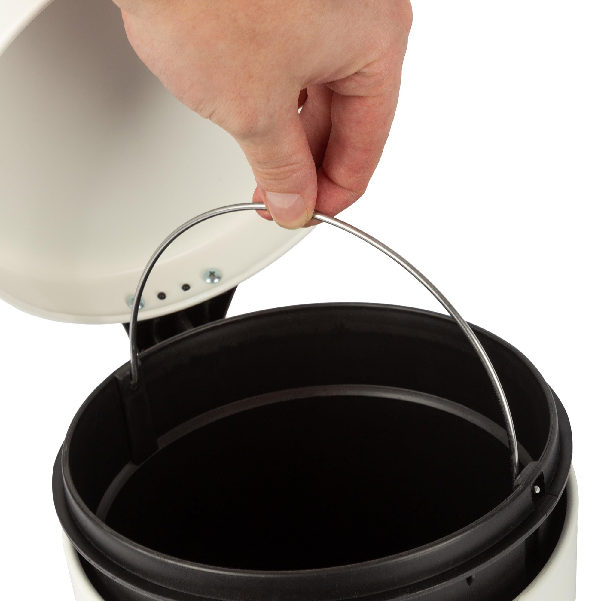 compactor-vega-ran8882-poubelle-5-litres-fer-blanc-mat-20-5-x-29-cm image 6