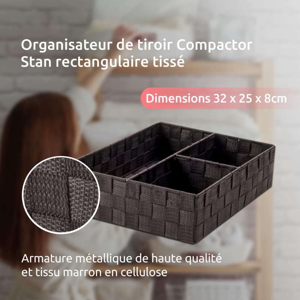 compactor-stan-ran6754-panier-rangements-3-compartiments-chocolat-32-x-25-x-h-8- image 4