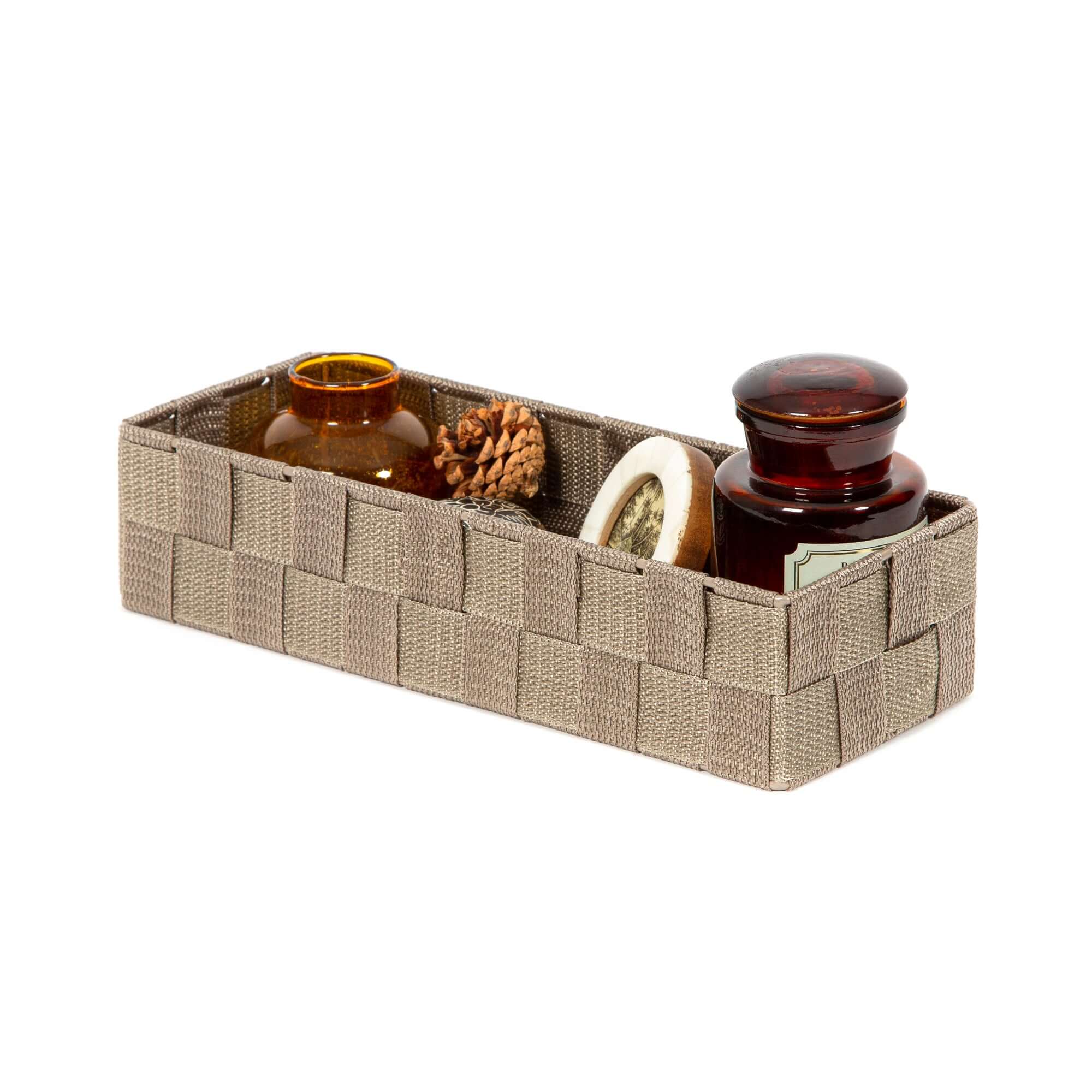 compactor-stan-l-panier-de-rangement-taupe-sangles-tress-es image 4