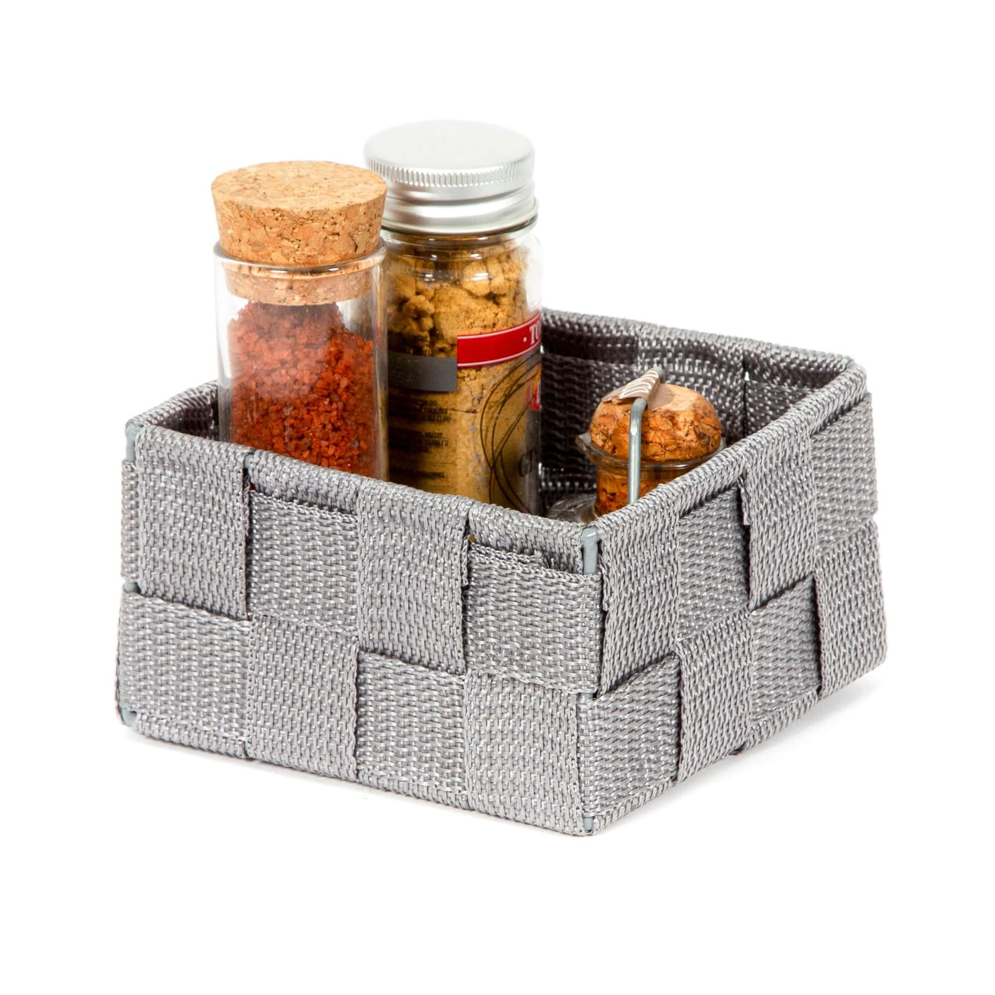 compactor-panier-de-rangement-stan-s-gris-sangles-tress-es image 3