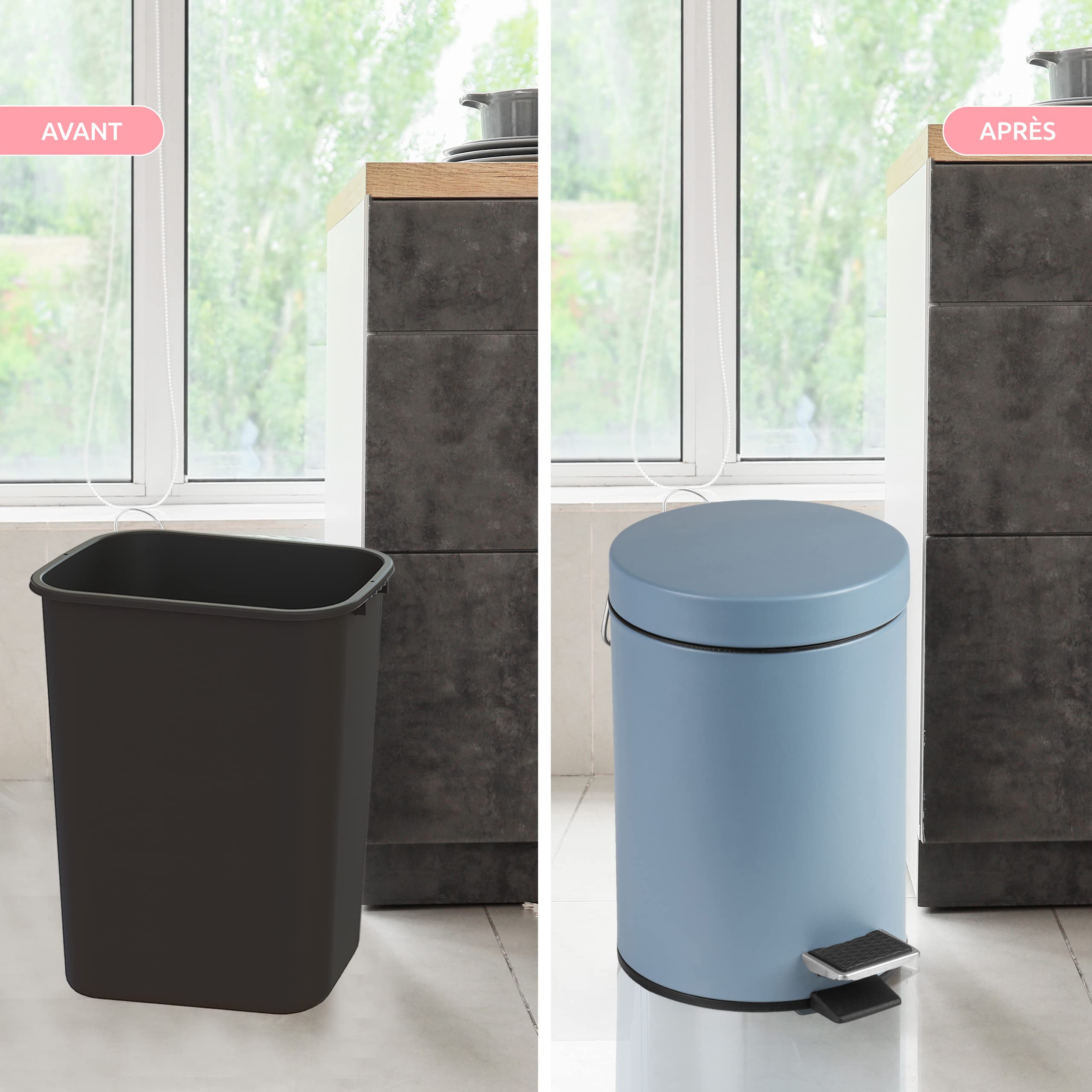 compactor-grena-ran10855-poubelle-p-dale-m-tal-bleu-3-l-16-8-x-25-cm image 2