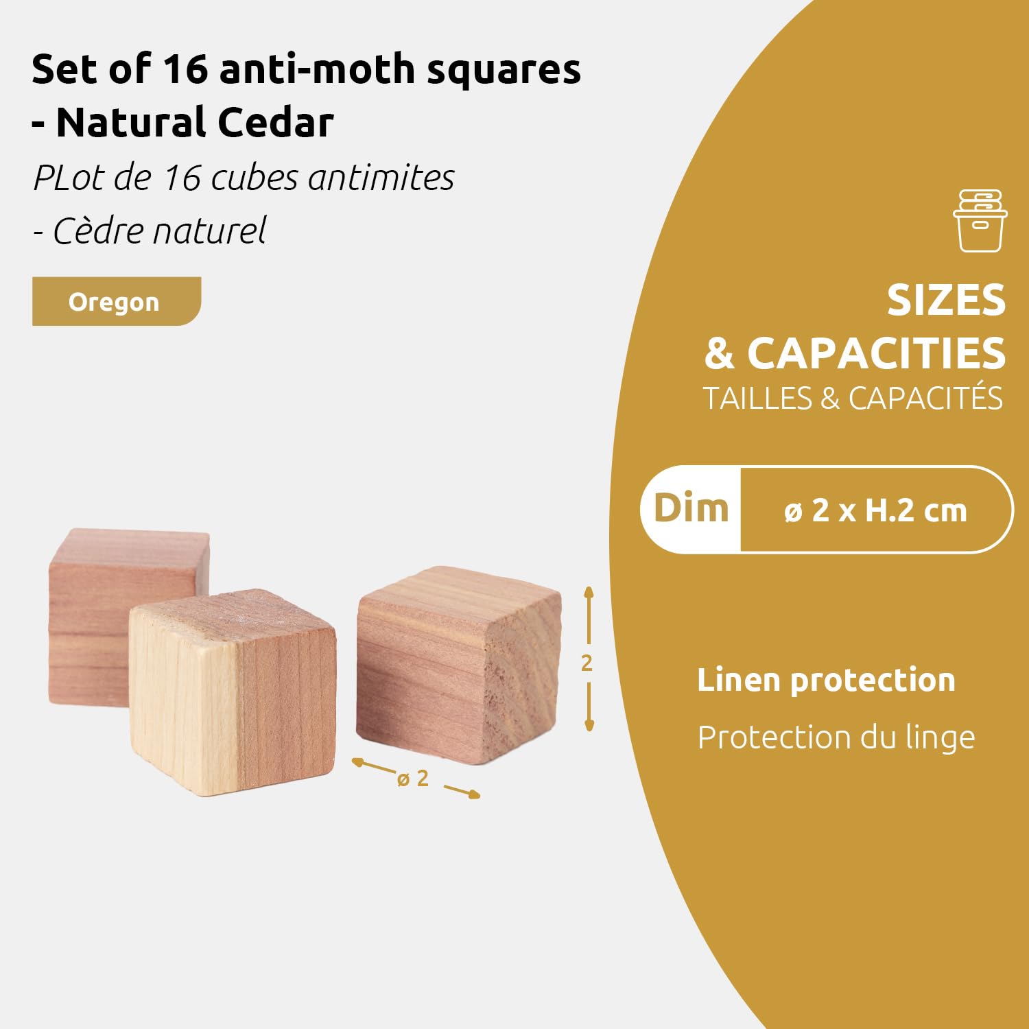 compactor-cedar-lot-16-cubes-antimites-en-c-dre-naturel-2x2x2-cm image 2