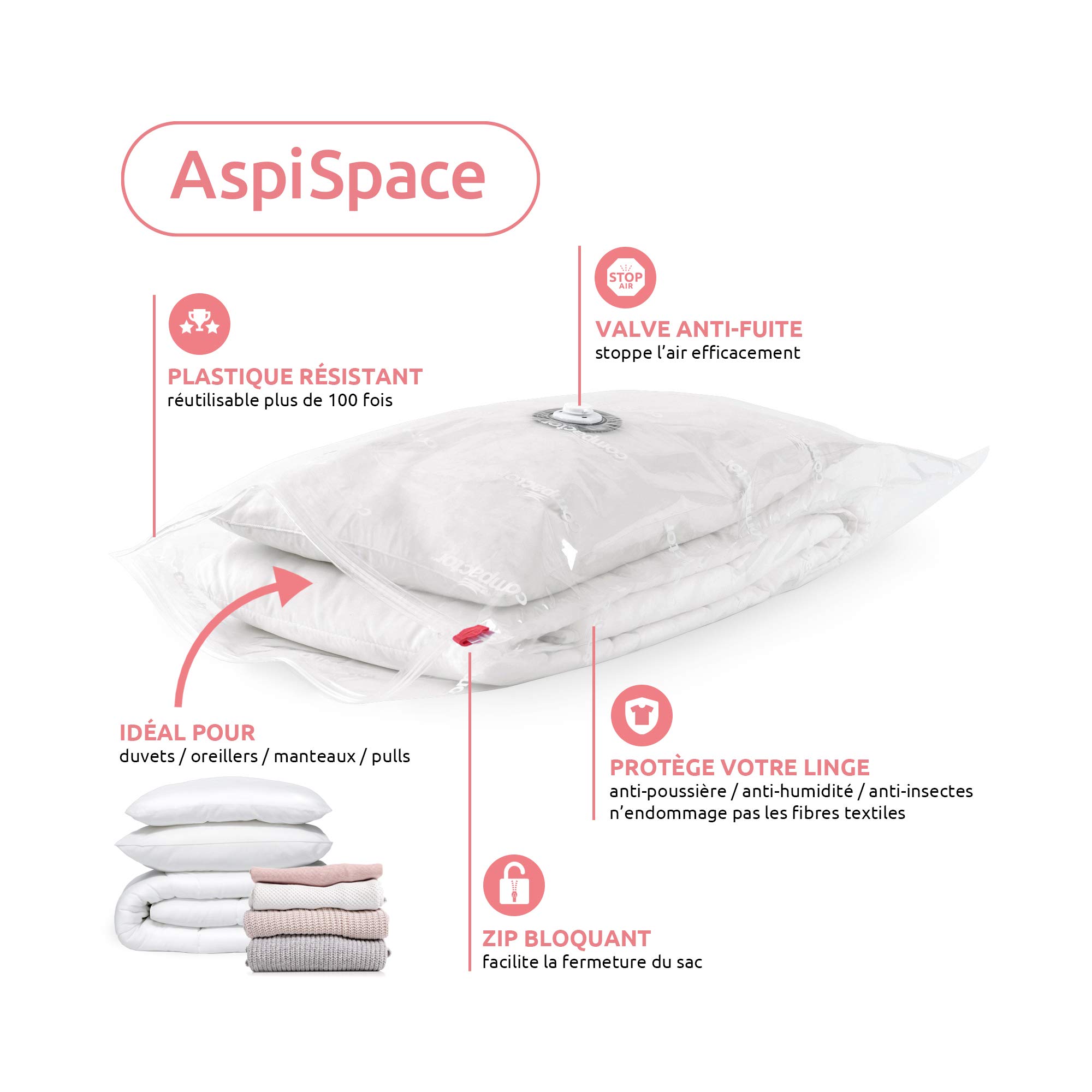compactor-aspispace-lot-de-10-sacs-de-compression-sous-vide-l-transparent-80x100 image 5