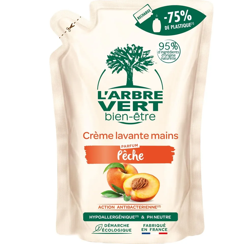 l-arbre-vert-bien-tre-recharge-cr-me-lavante-mains-p-che-300-ml image 1