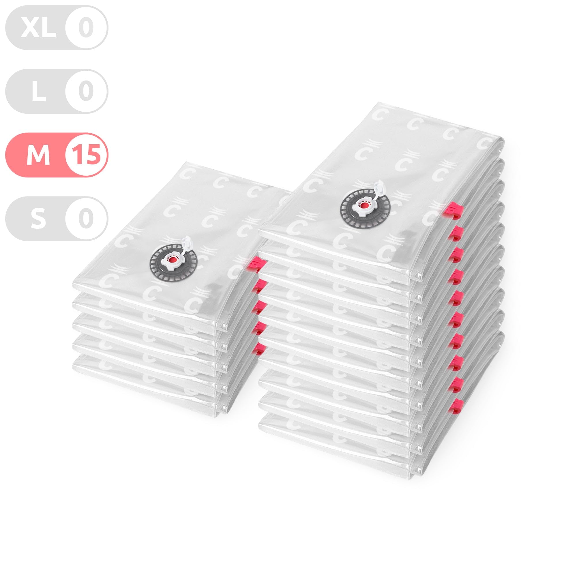 compactor-ran10909-lot-15-sacs-de-rangement-sous-vide-55x90-cm-transparents image 4