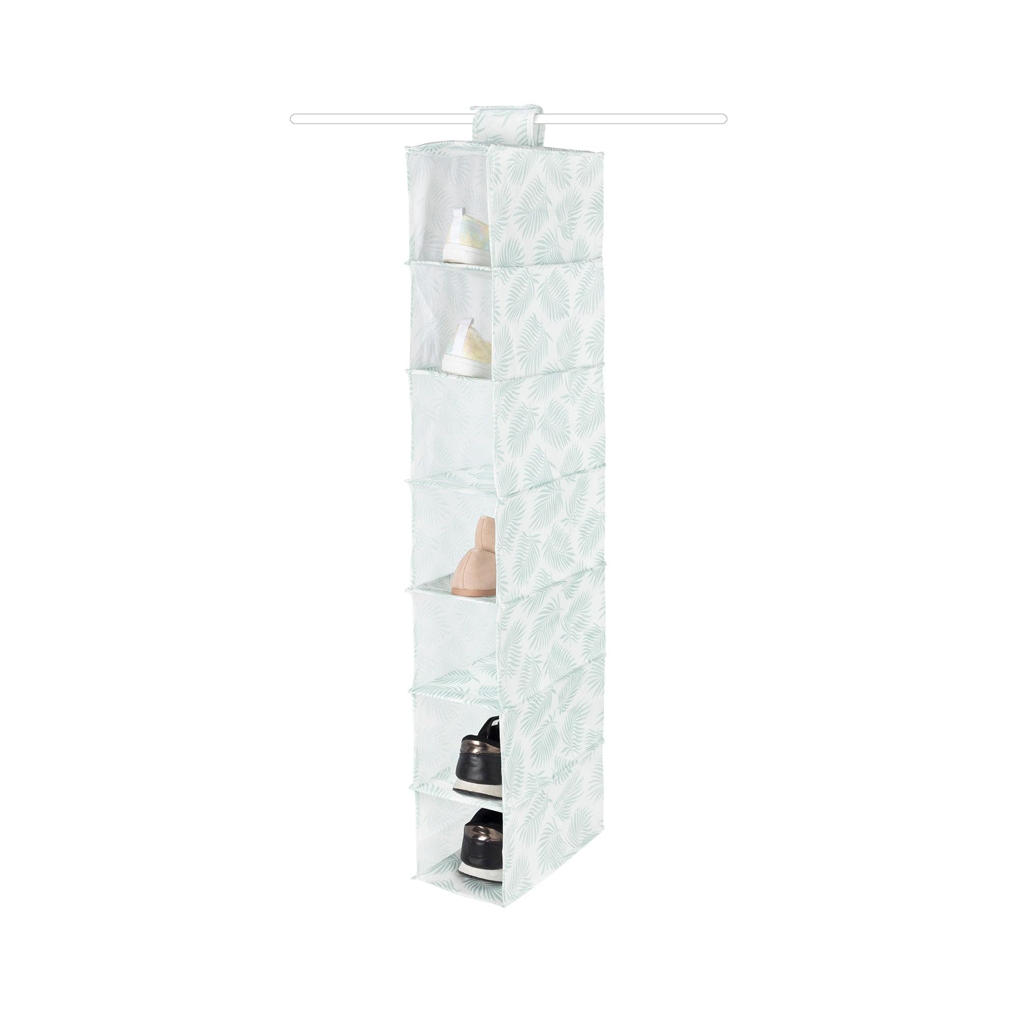 compactor-palma-ran10158-rangement-suspendu-7-compartiments-vert-blanc-15x30xh10 image 4
