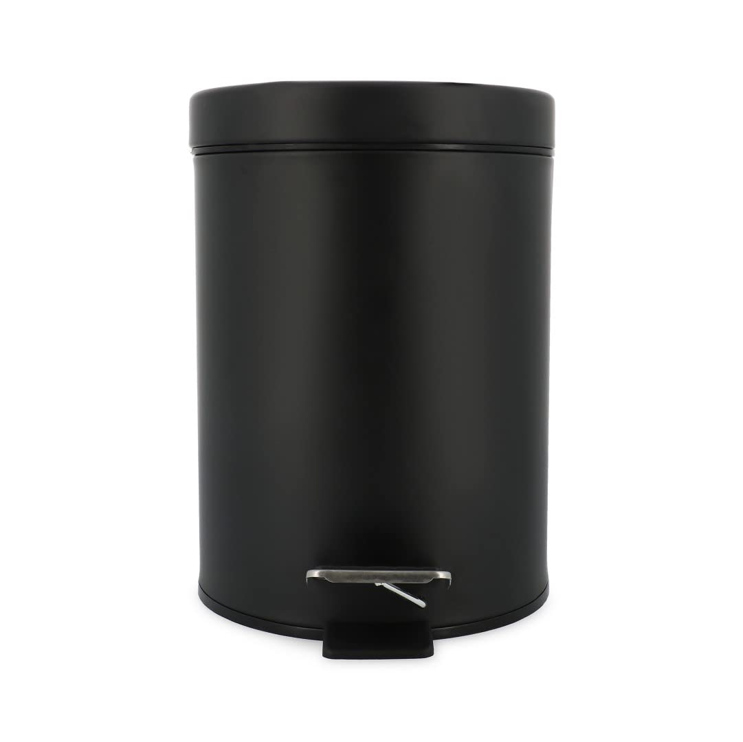 compactor-vega-ran8880-poubelle-5-litres-fer-noir-mat-20-5-x-29-cm image 1