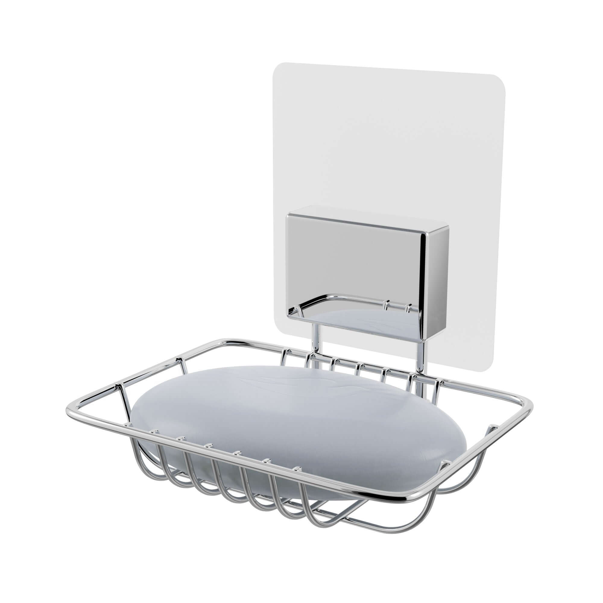 compactor-bestlock-magic-bath-porte-savon-mural-auto-adh-sif-chrome image 4