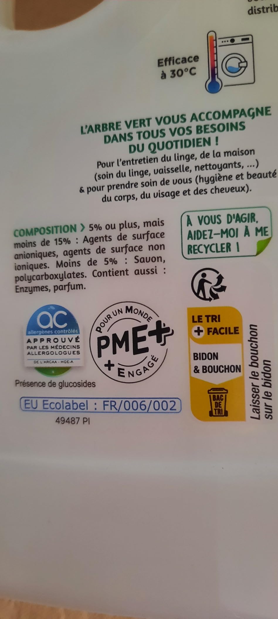Efficace mais taches tenaces