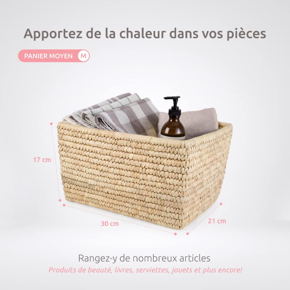 compactor-arno-panier-de-rangement-large-30-x-21-x-17-cm-paille-tress-e-brun image 5