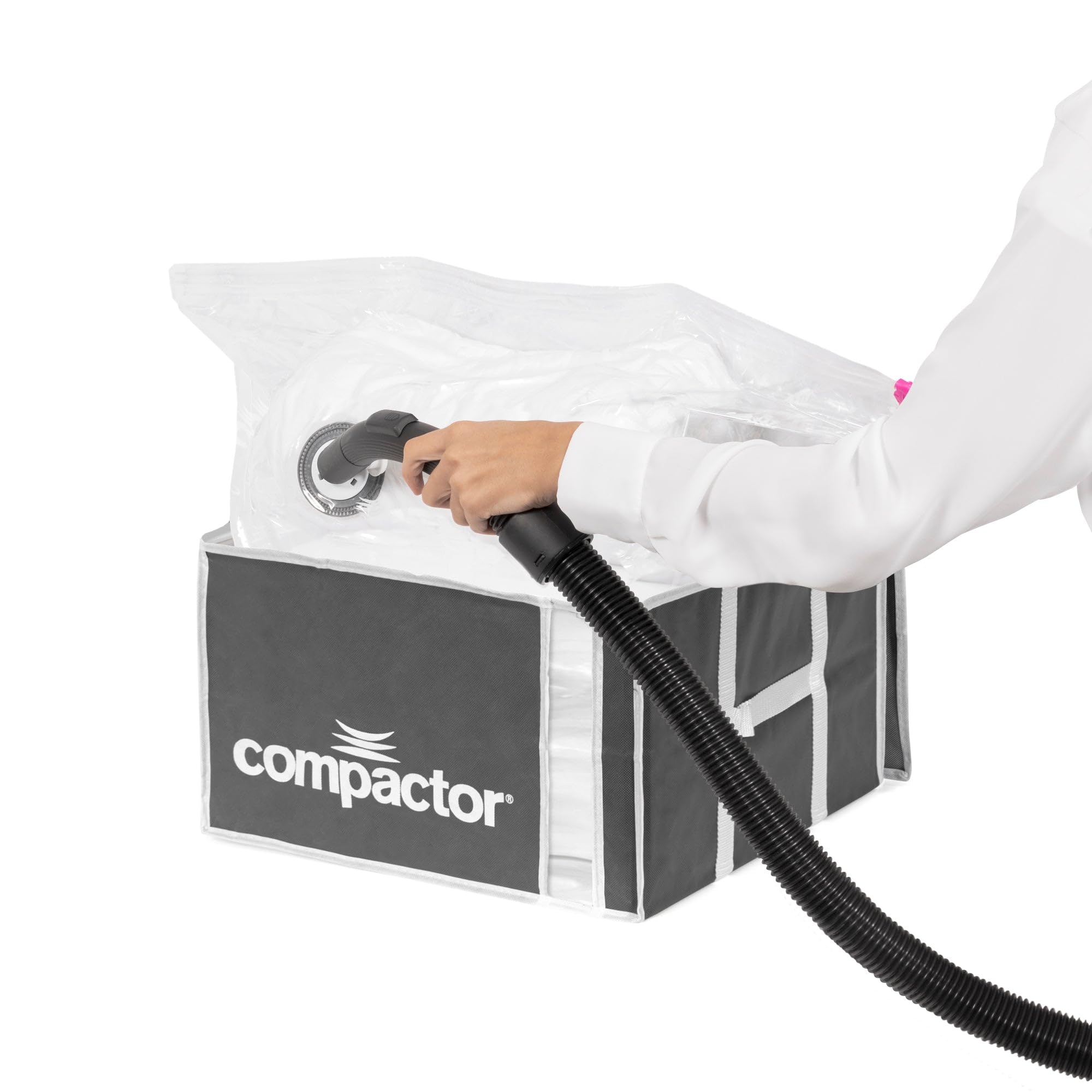 compactor-housse-de-rangement-sous-vide-rigide-taille-m-125l-gris-ran8779 image 3