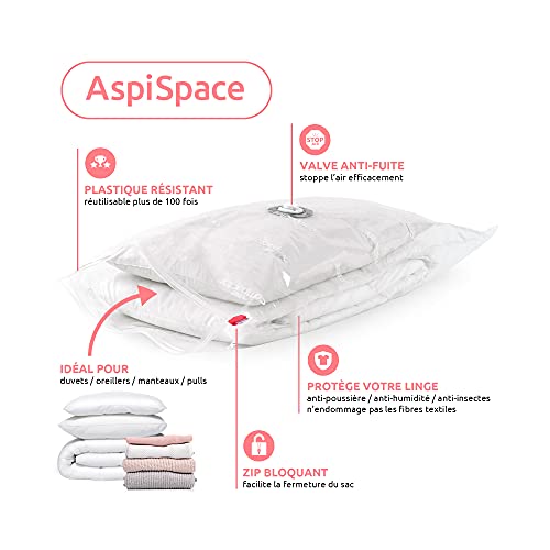 compactor-aspispace-lot-6-sacs-sous-vide-m-et-l-extra-plats-pompe-manuelle image 6
