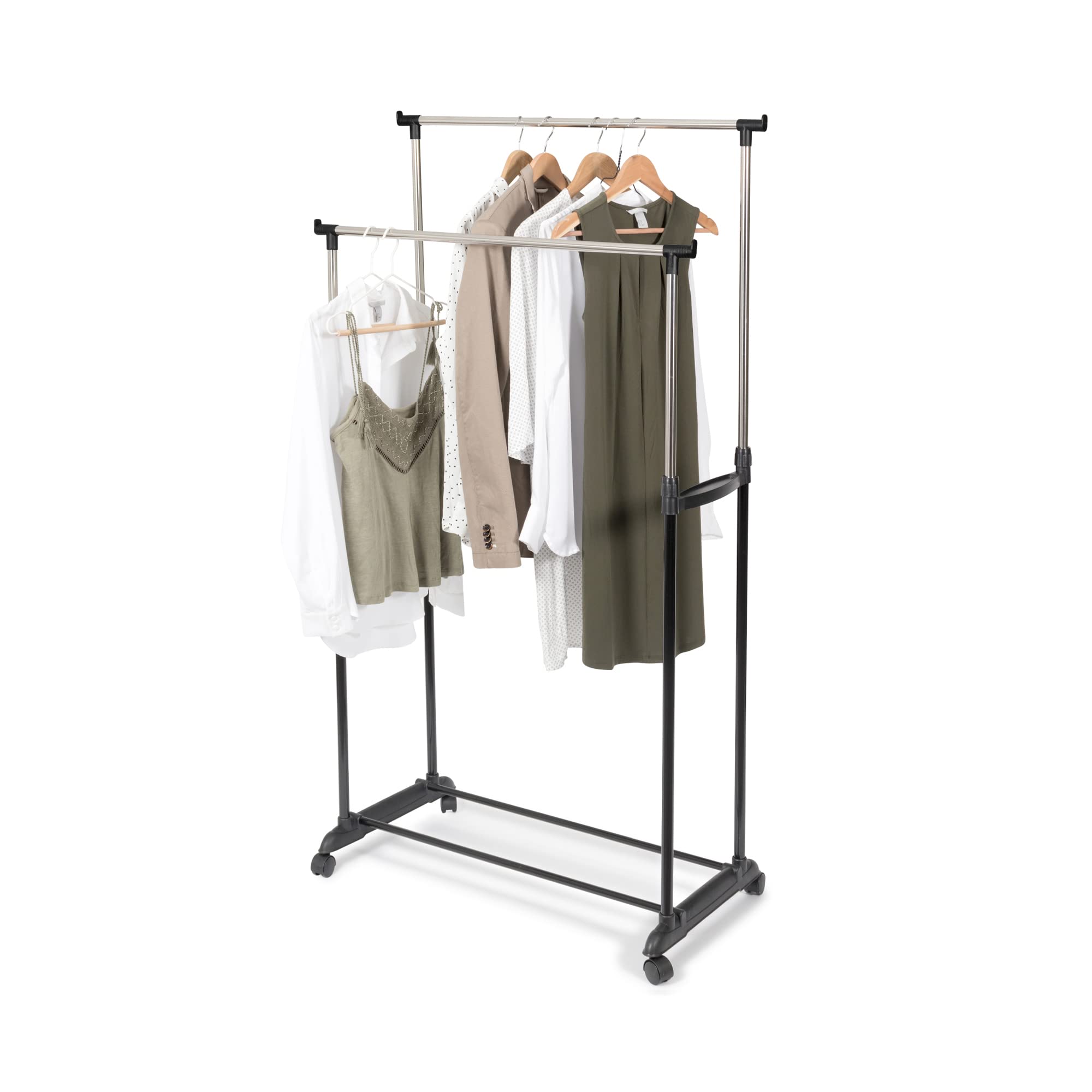 compactor-double-portant-v-tements-6-cintres-noir image 2