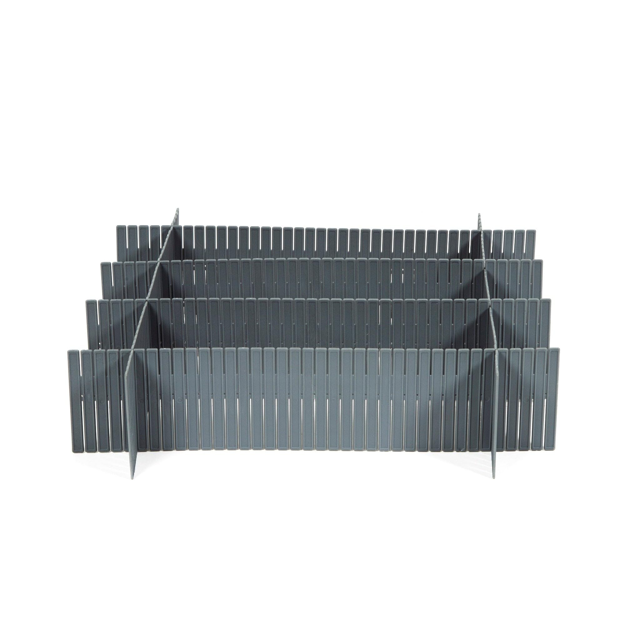compactor-lot-2-free-organisateur-tiroir-gris-44xh10-cm-ran10107 image 3