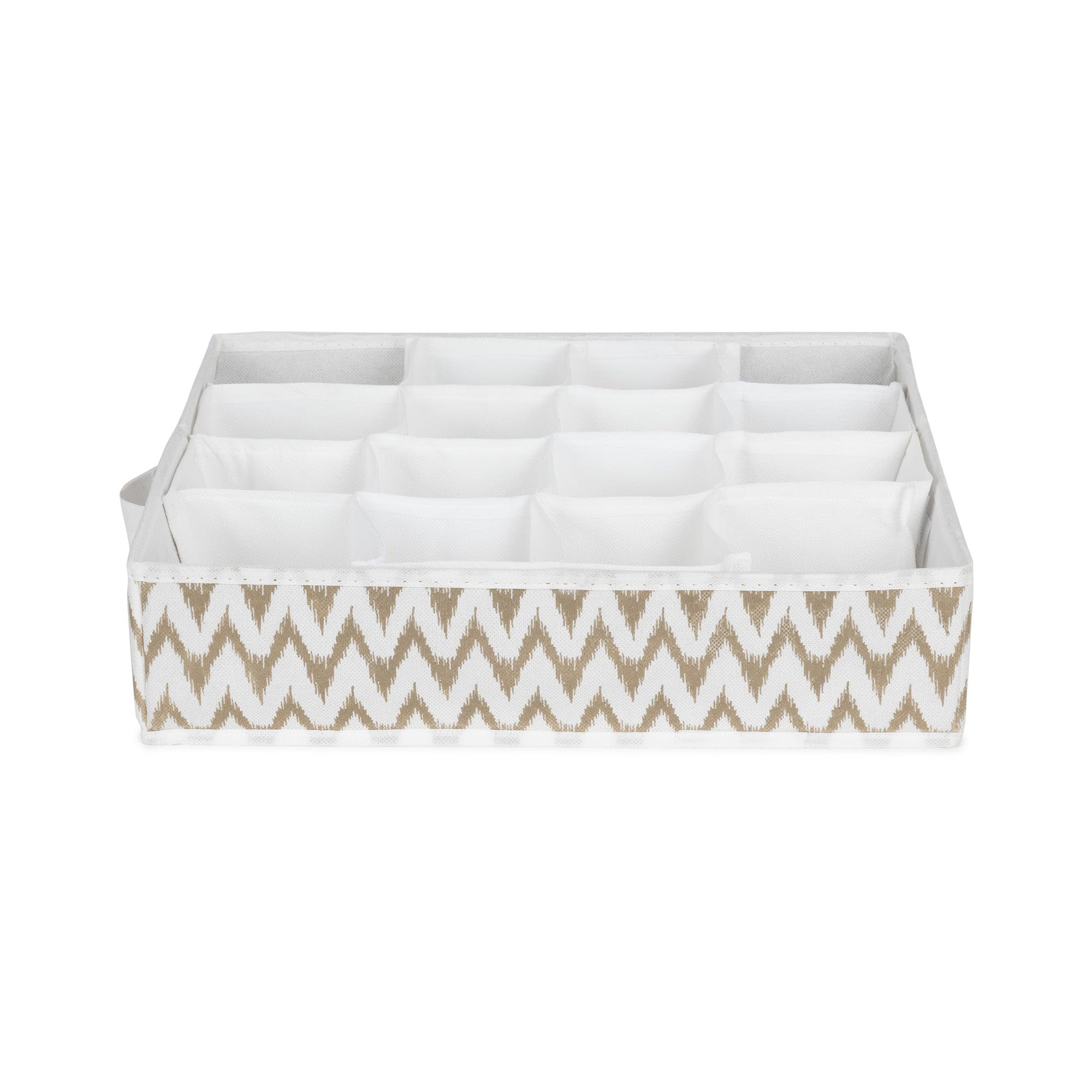 compactor-ikat-organisateur-de-tiroir-16-compartiments-beige-40x40-cm image 3