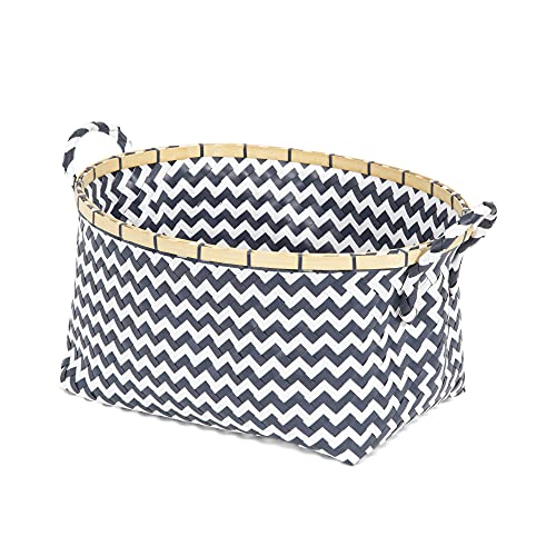 compactor-zig-zag-ran8629-grand-panier-rond-bleu-et-blanc-41-x-32-5-x-20-cm image 5