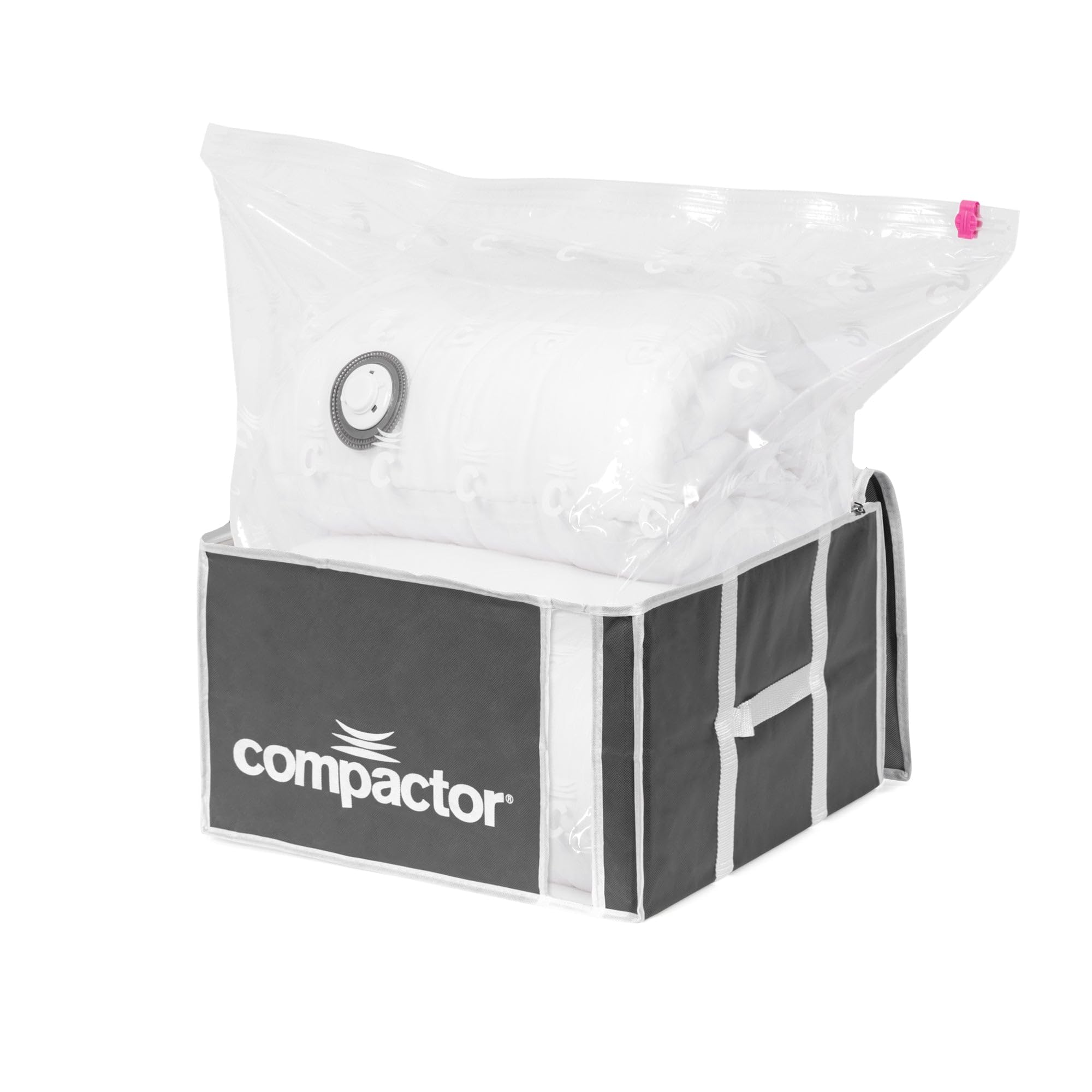 compactor-housse-de-rangement-sous-vide-rigide-taille-m-125l-gris-ran8779 image 1