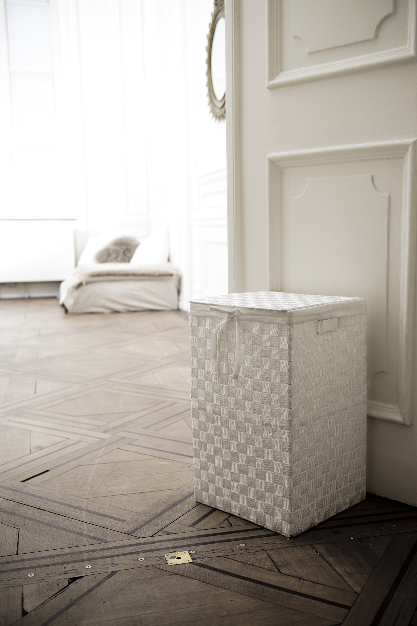 compactor-stan-panier-linge-blanc-30x30xh50-cm-ran6889-avec-couvercle image 5