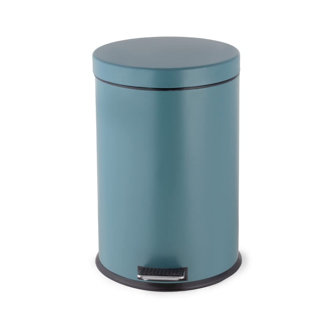 compactor-home-ran8885-poubelle-grand-mod-le-fer-bleu-20-l-29-x-29-x-44-5-cm image 3