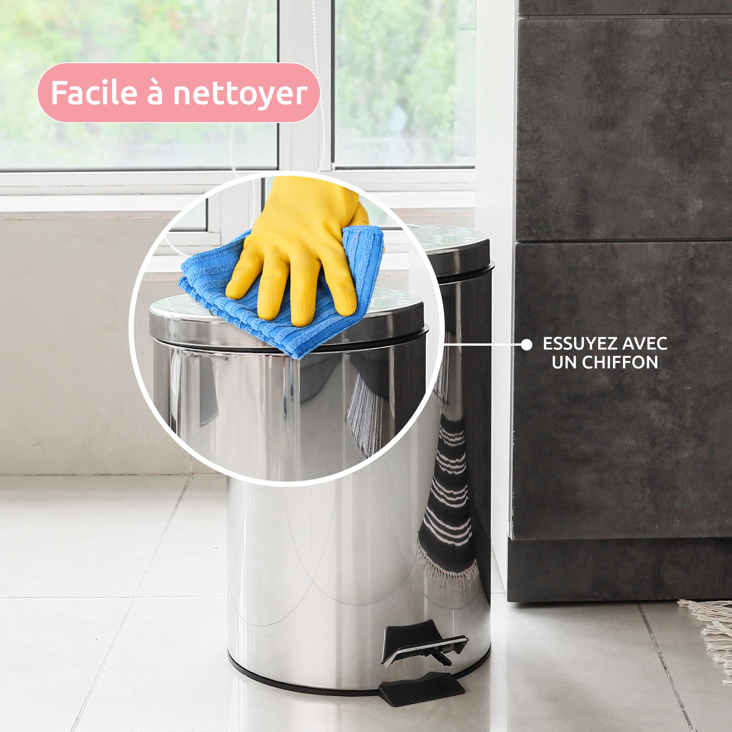 compactor-poubelle-p-dale-m-tal-ran11097-3l-21-x-22-cm-chrome image 6