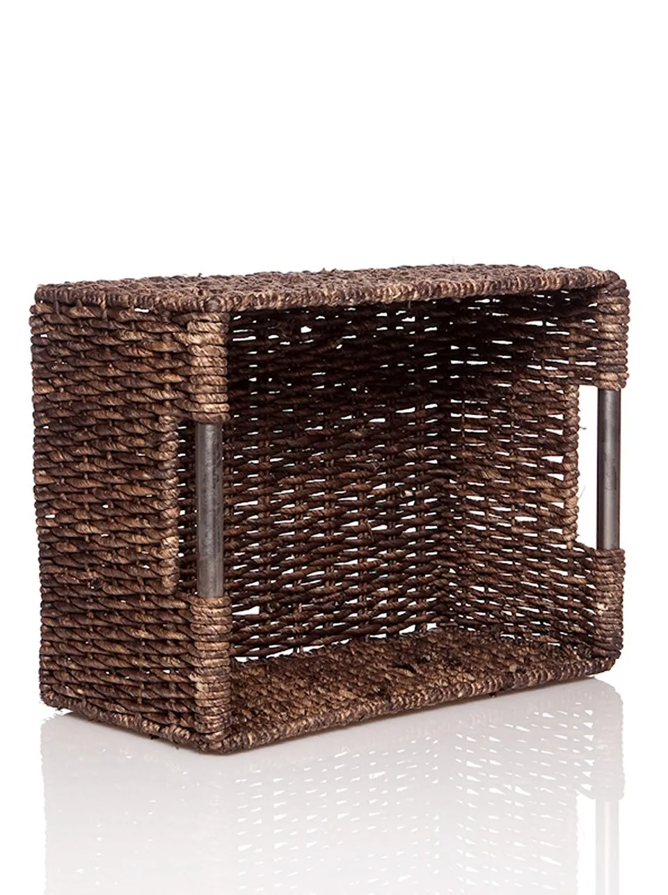 compactor-dee-grand-panier-rectangulaire-marron-42-x-32-x-21-cm image 1