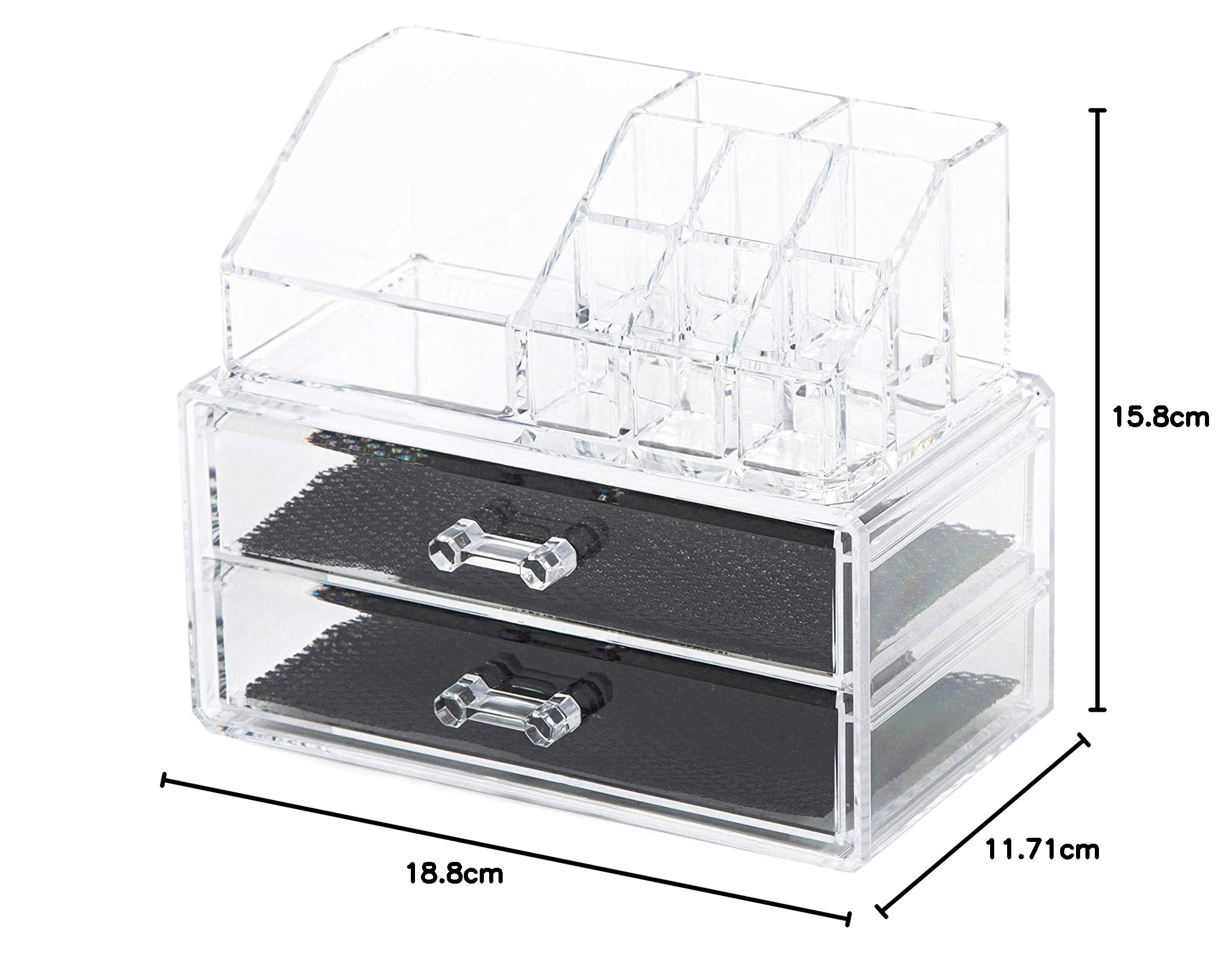 compactor-ran5048-organisateur-cosm-tiques-et-bijoux-transparent-18-8-x-11-7-x-h image 8
