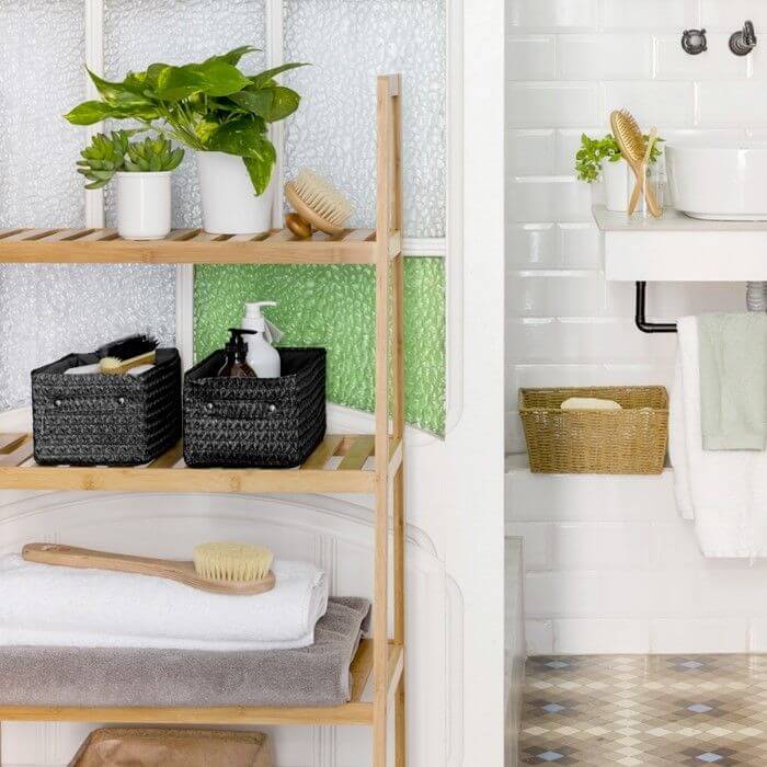 compactor-lilou-panier-de-rangement-doubl-tissu-noir-23x15x12-cm image 5