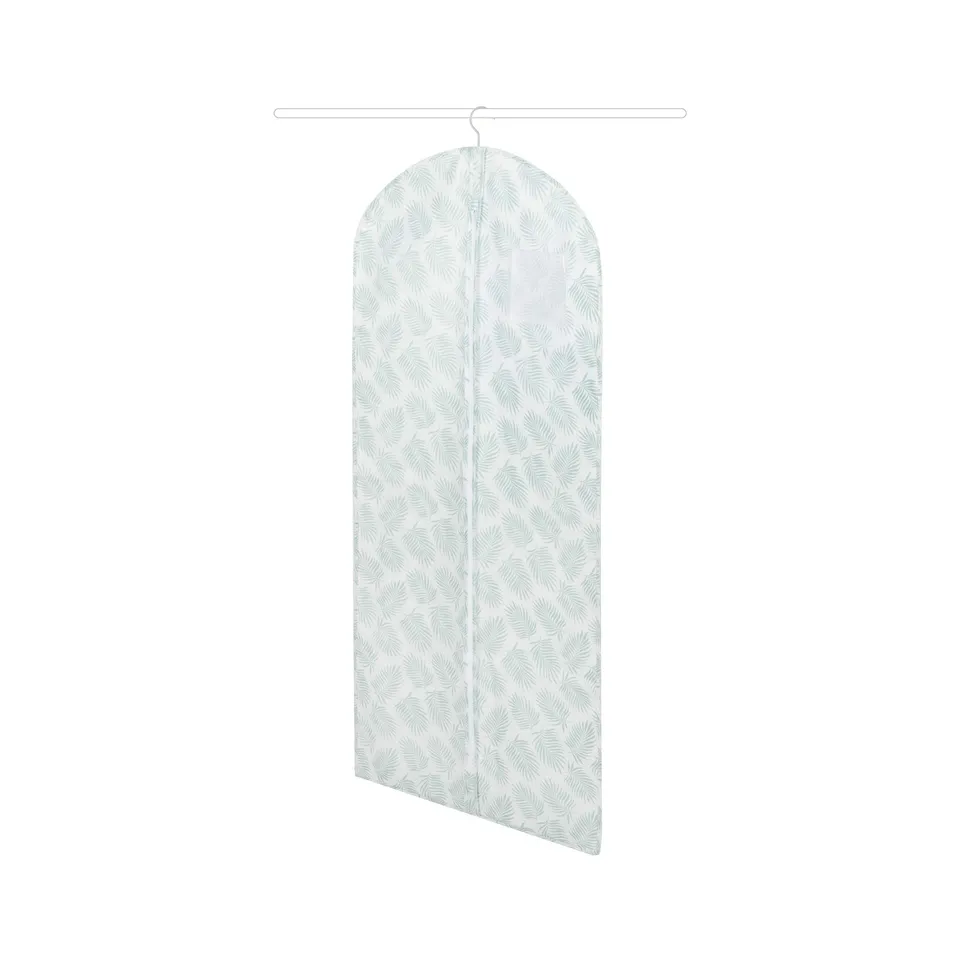 compactor-palma-ran10154-housse-v-tements-longue-vert-blanc-60-x-137-cm image 1