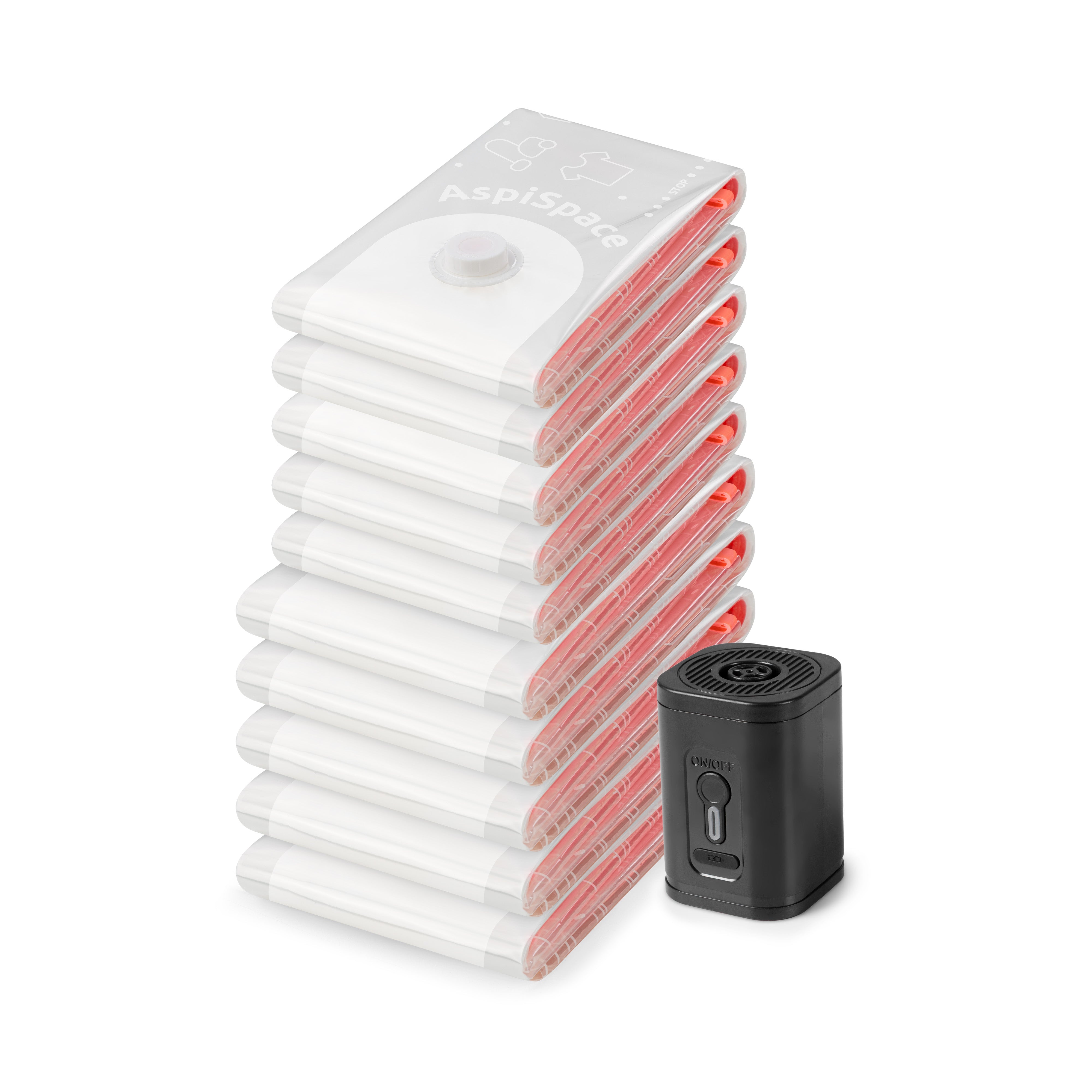 compactor-aspispace-lot-10-sacs-sous-vide-m-l-pompe-lectrique image 6