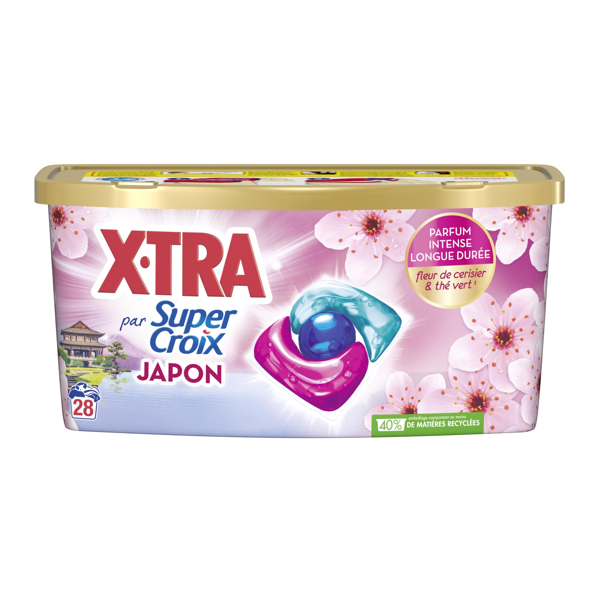 xtra-par-super-croix-japon-capsules-28-lavages-cerisier-th-vert image 1