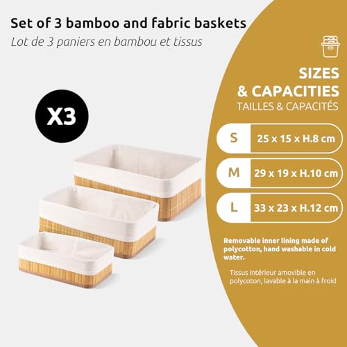 compactor-ran10569-lot-3-paniers-bambou-naturel-brun-avec-doublure image 6