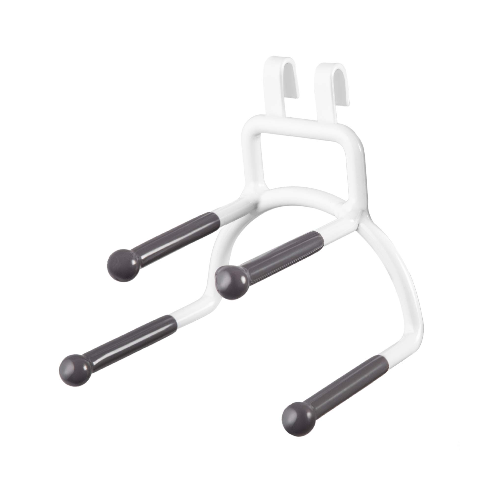 compactor-xtend-lot-de-2-porte-cravates-blanc-m-tal-7-5-x-7-5-x-h-7-3-cm-ran8833 image 2