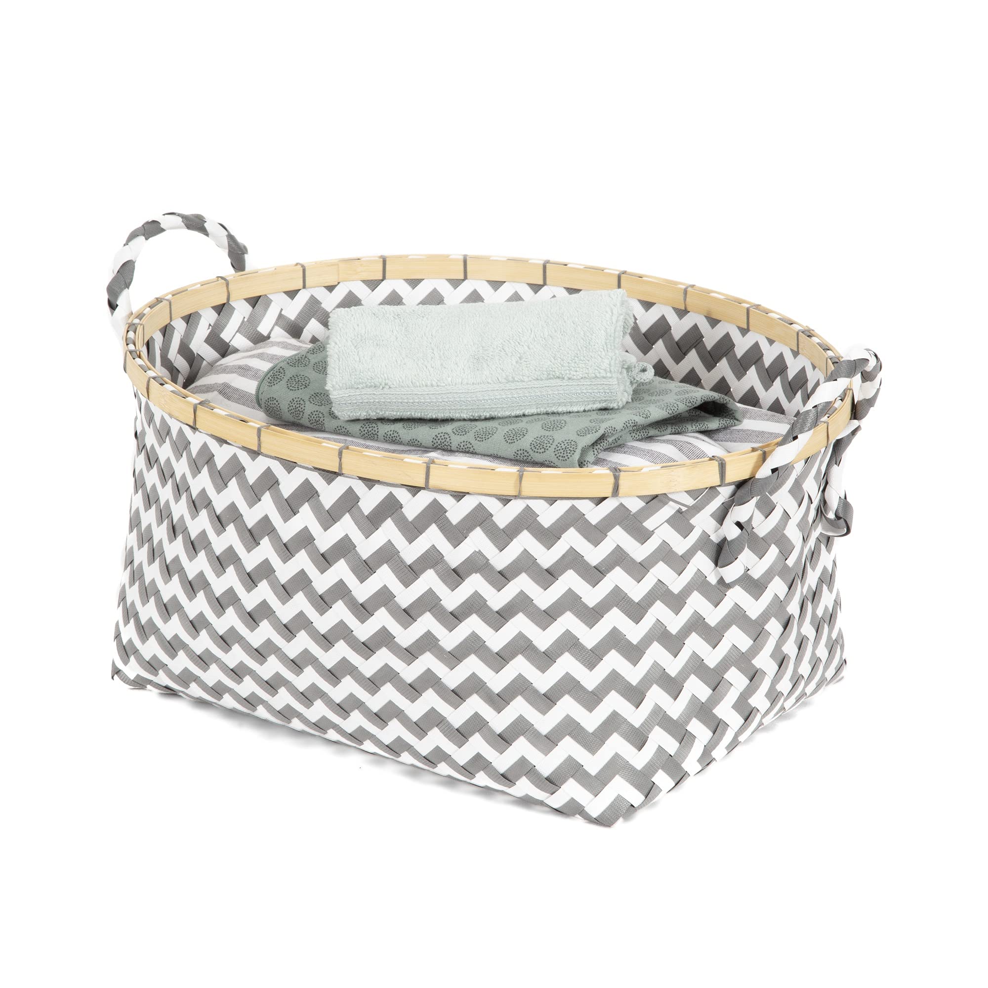 compactor-zig-zag-panier-de-rangement-gris-taille-m-41-x-32-5-x-h-20-cm image 5