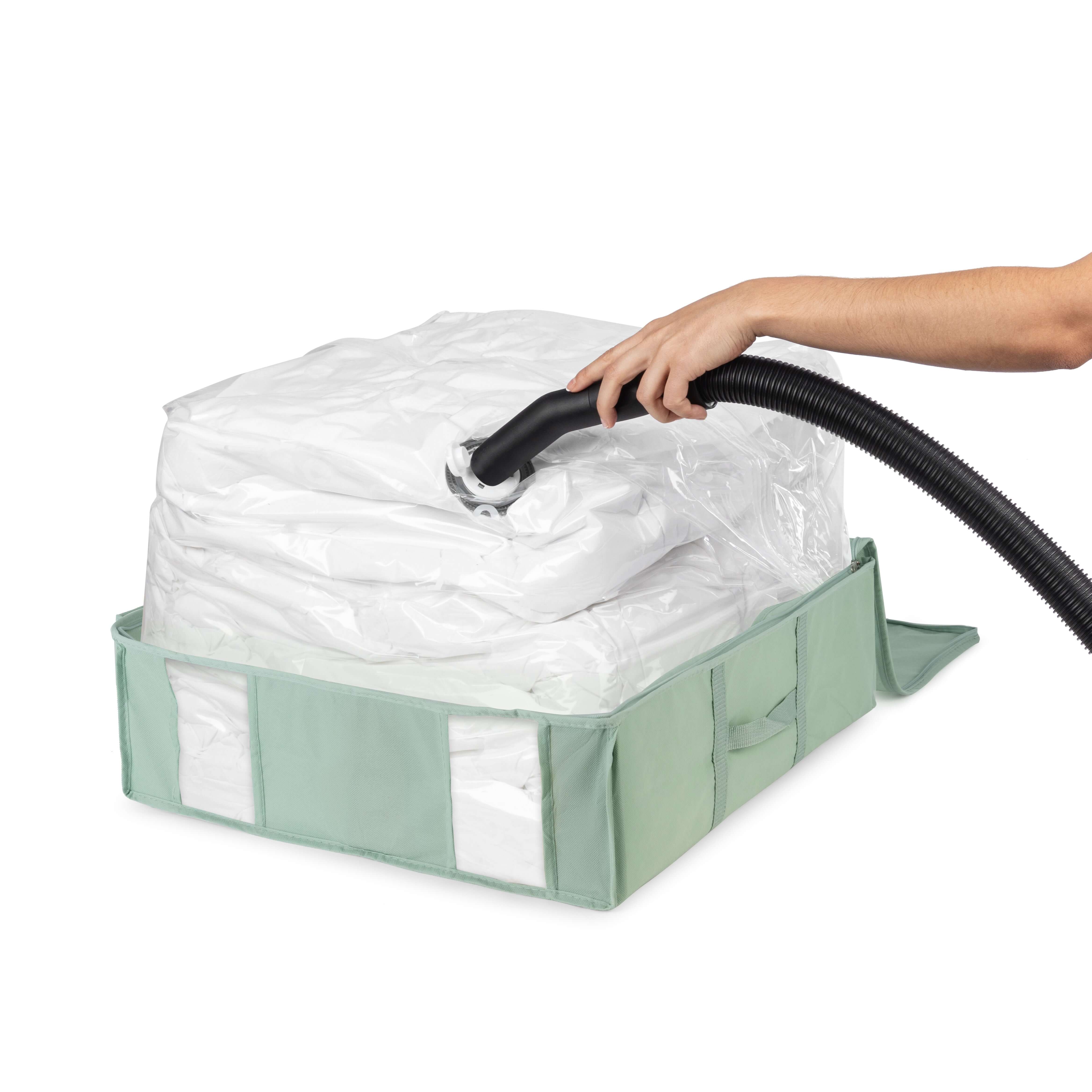 compactor-laguna-housse-de-rangement-sous-vide-vert-pastel image 2