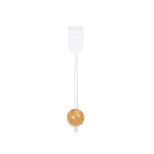 compactor-sigma-crochet-simple-de-porte-acier-blanc-boule-bois-naturel image 7