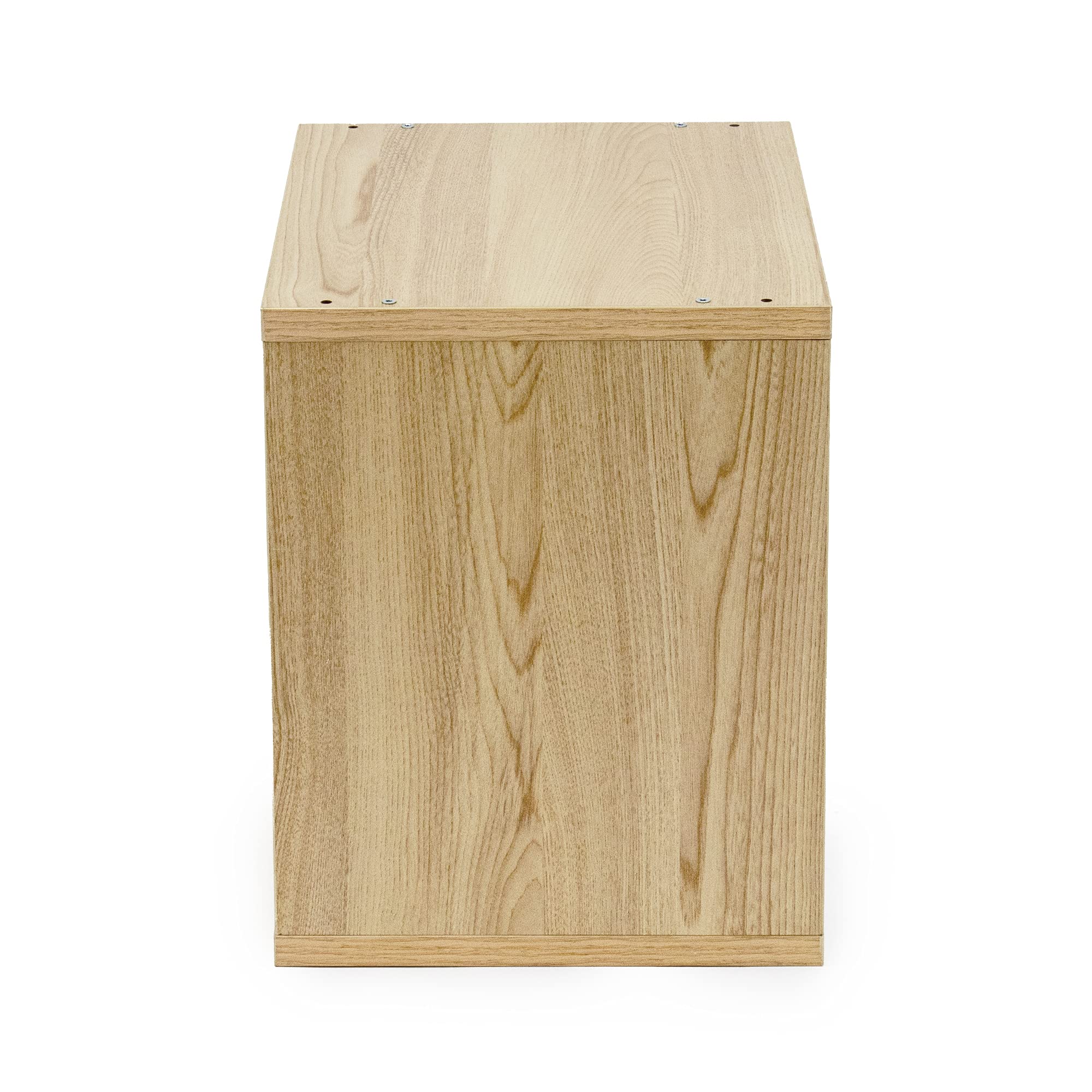compactor-medoc-cube-vin-9-bouteilles-bois-et-acier-brun-noir image 3