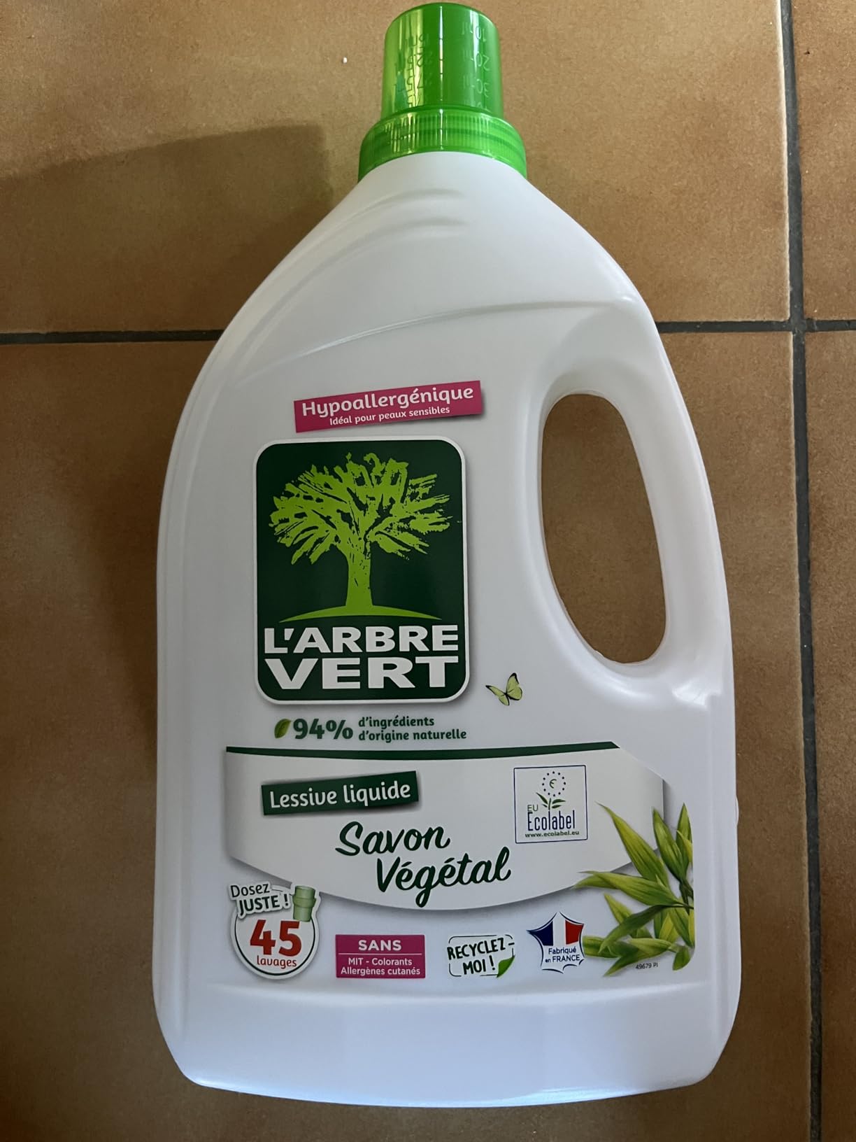 Enfin une lessive qui ne gratte pas