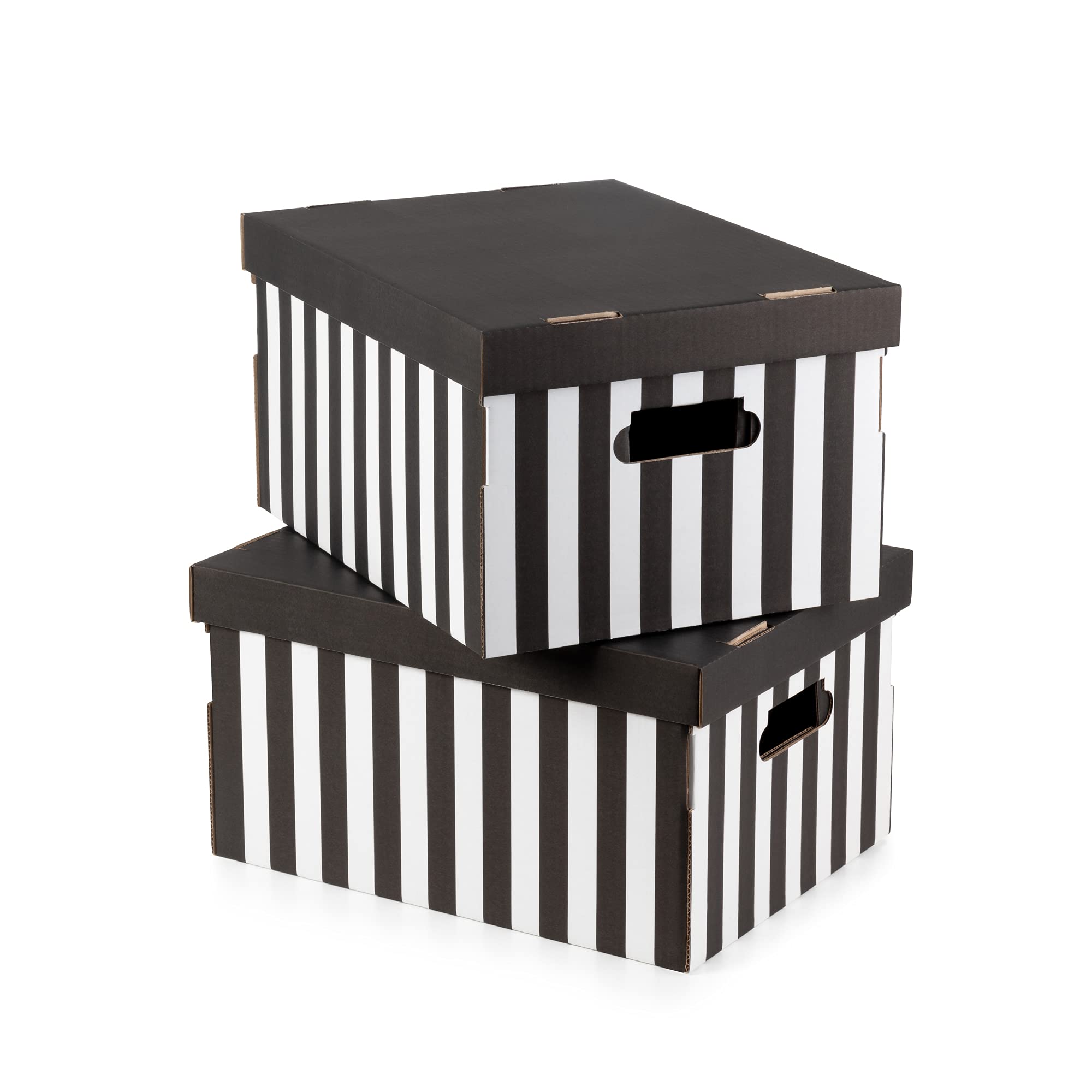 compactor-set-de-2-bo-tes-carton-cosmos-m-40x31x21-cm-noires-fibre-bambou-ran613 image 8