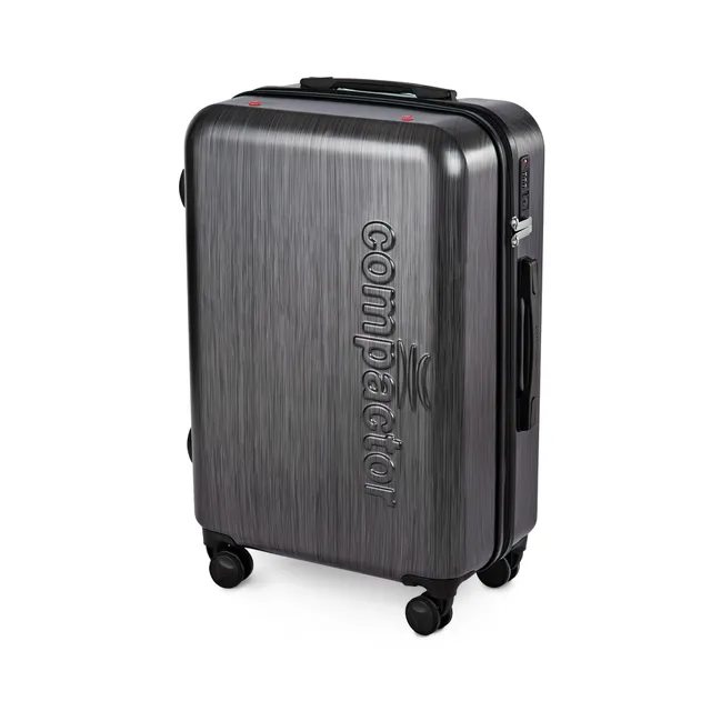 compactor-graphite-valise-hybride-l-68-cm-gris-avec-sac-compression-pompe-et-bal image 1