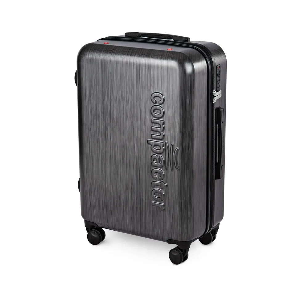 compactor-graphite-valise-hybride-l-68-cm-gris-avec-sac-compression-pompe-et-bal image 1
