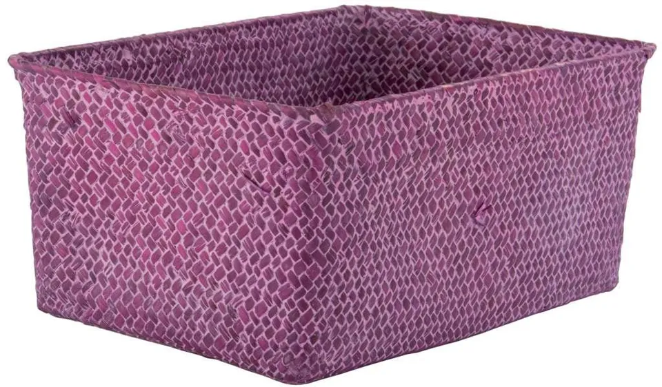 compactor-kito-ran6530-panier-jonc-tress-rose-30-x-20-x-13-cm image 1
