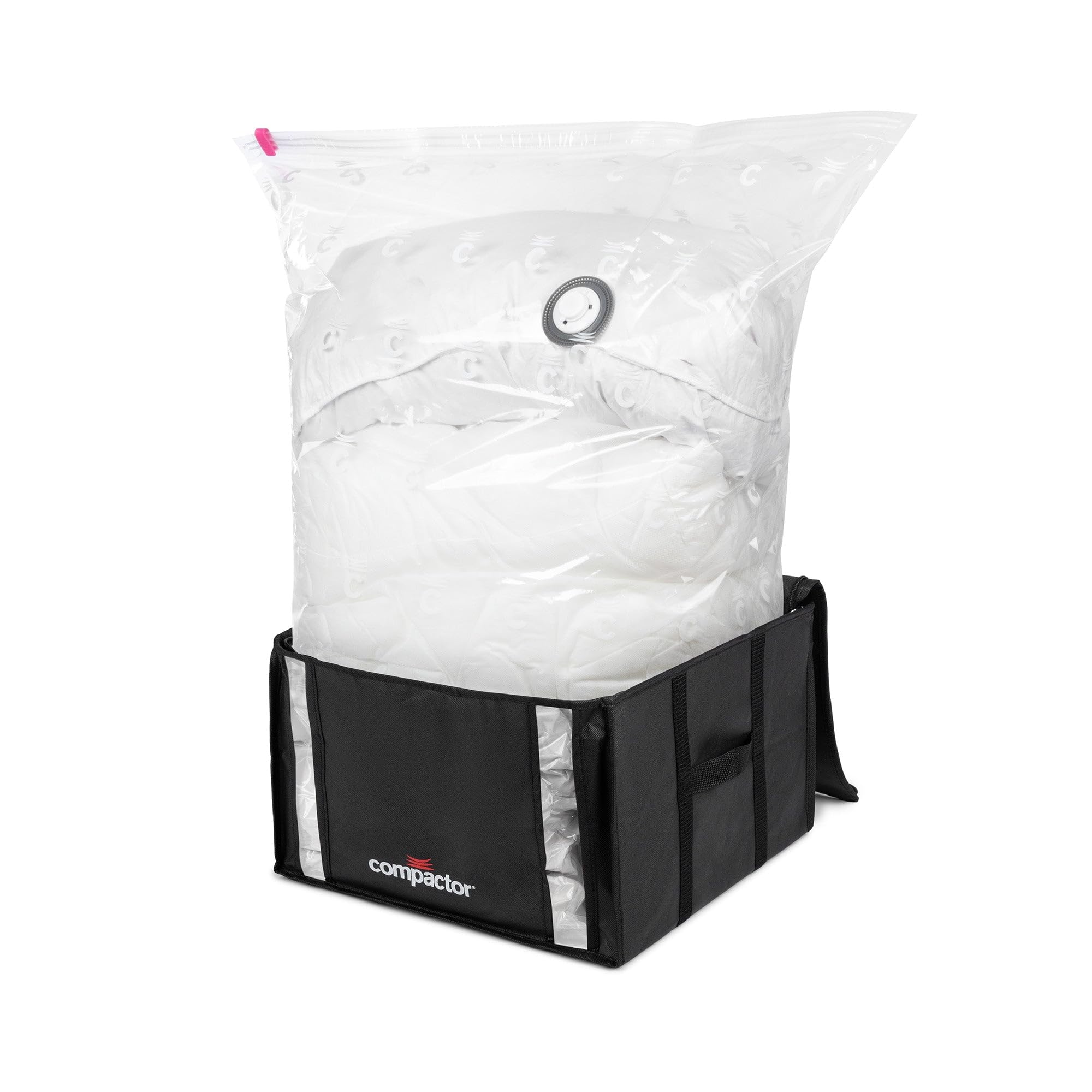 compactor-cosmos-m-lot-de-2-bo-tes-de-rangement-sous-vide-noires image 1