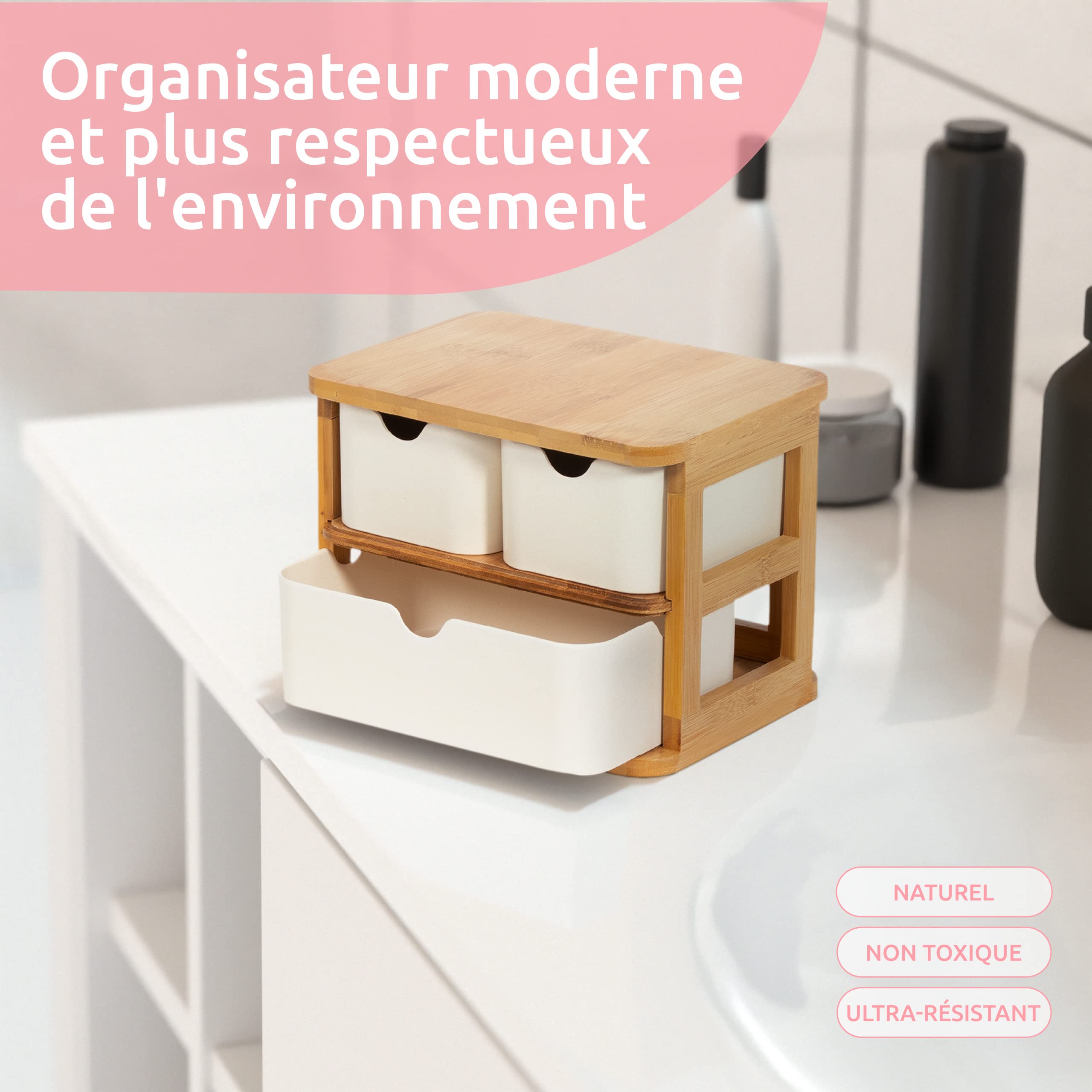 compactor-ecologik-ran10953-organisateur-3-tiroirs-bambou-15x20x15-cm image 4