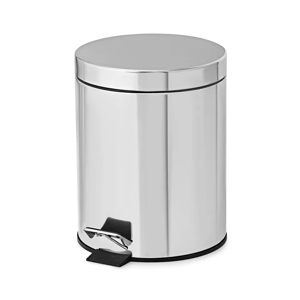 compactor-eugene-poubelle-p-dale-m-tal-5l-inox-argent-20-5-x-26-5-cm image 1