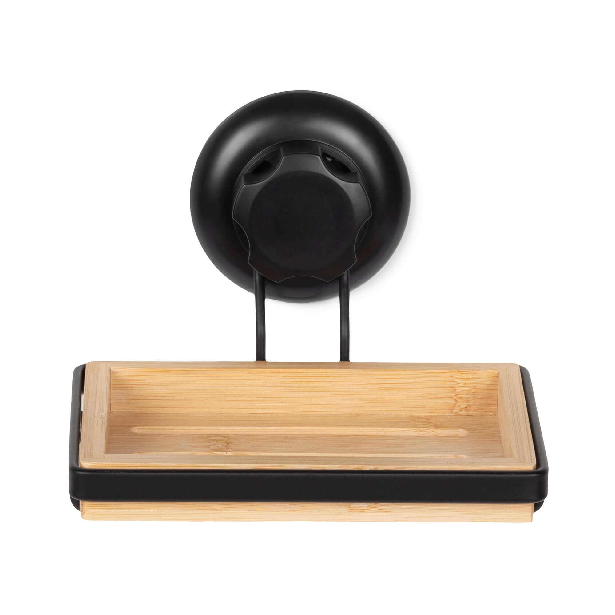 compactor-porte-savon-mural-bambou-bestlock-spa-noir-ventouse image 2