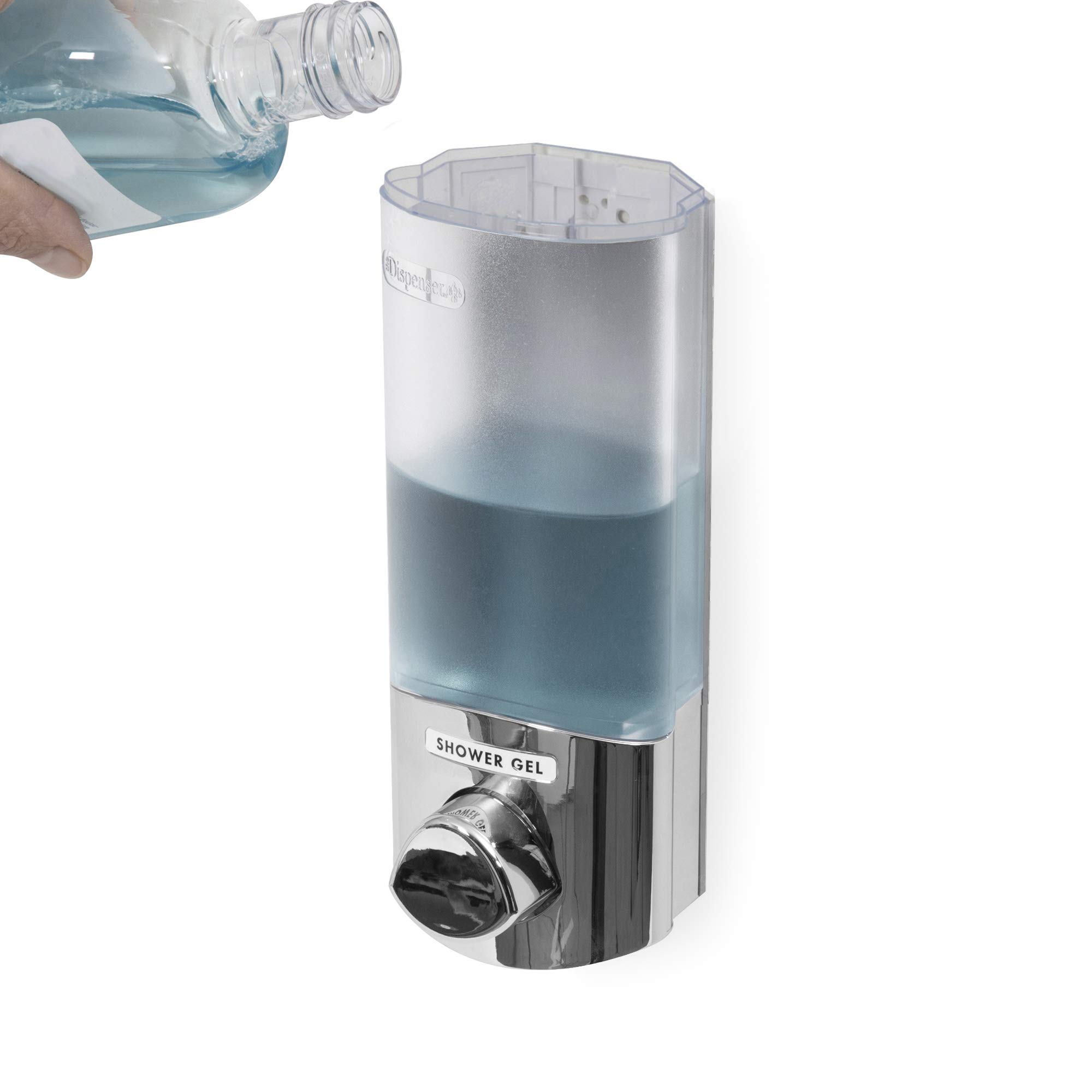 compactor-uno-distributeur-de-savon-mural-chrom-360-ml-ran6014 image 5
