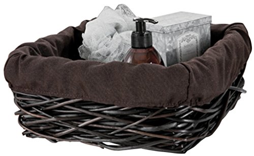 compactor-panier-linge-xl-osier-tress-marron-doublure-polyester-30-x-30-x-14-cm image 2