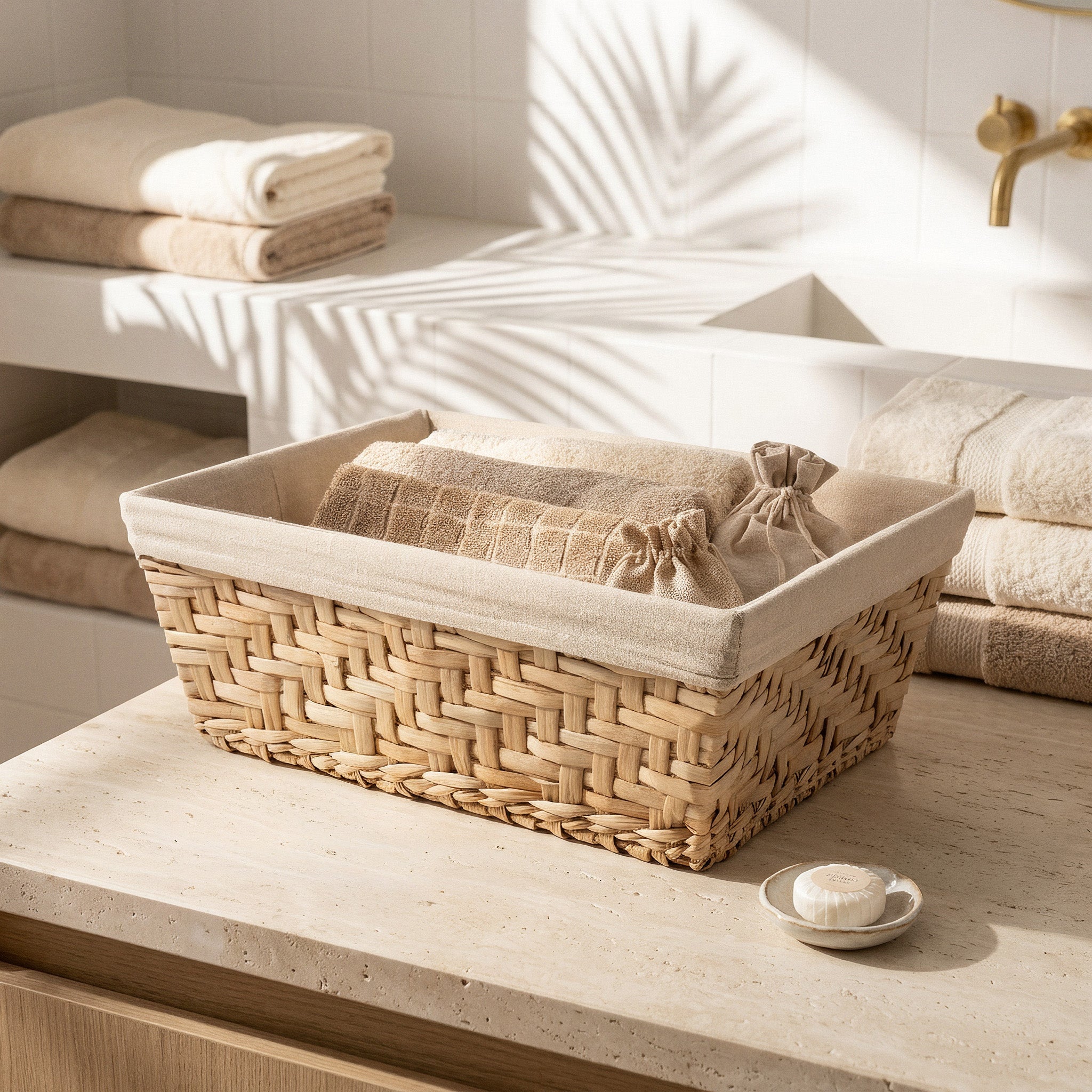 compactor-fiesta-panier-naturel-jonc-de-mer-taille-l image 1