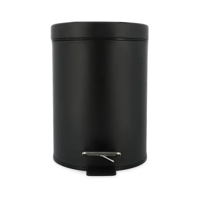 compactor-vega-ran8880-poubelle-5-litres-fer-noir-mat-20-5-x-29-cm image 1