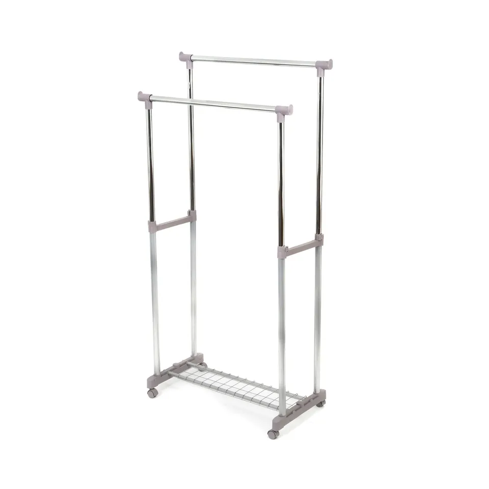compactor-alex-ran2530-portant-v-tements-double-gris-83-5-x-44-x-h-160-cm-sur-ro image 1